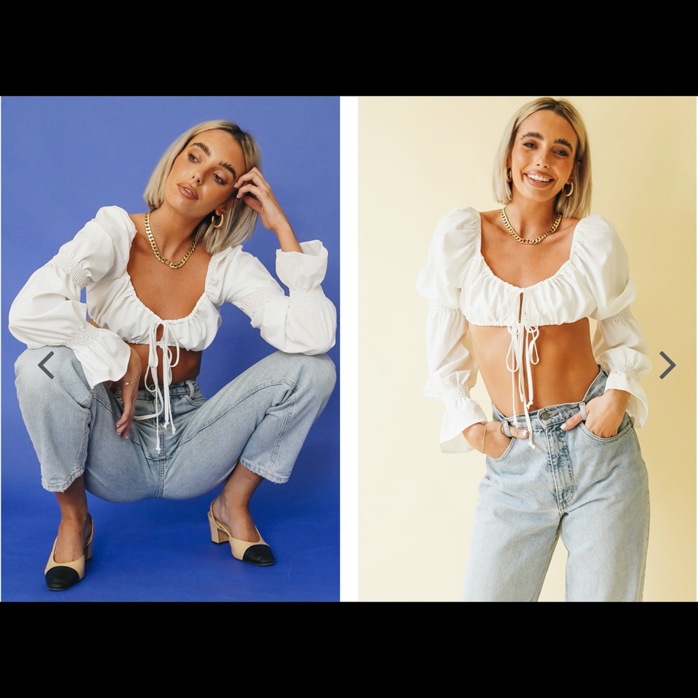 Tie crop top Vergegirl